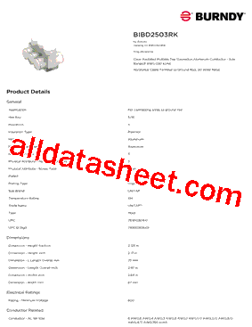BIBD2503RK型号图片