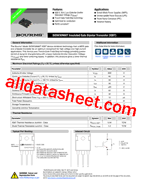 BIDW30N60T型号图片
