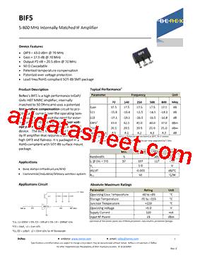 BIF5_1型号图片