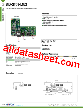 BIO-ST01-L1U2型号图片