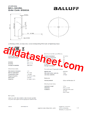 BIS003A型号图片