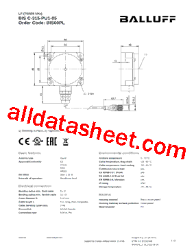 BISC-315-PU1-05型号图片