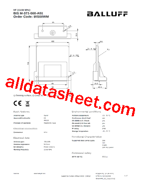 BISM-371-000-A01型号图片