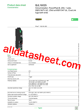 BJL16025型号图片