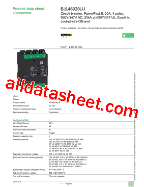 BJL46020LU型号图片