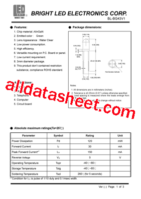 BL-BG43V1型号图片
