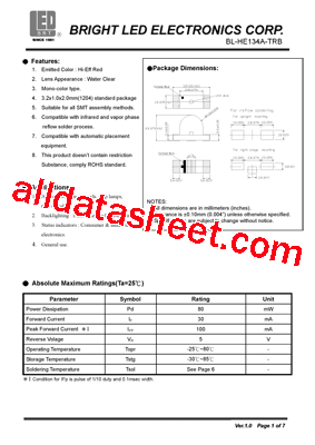 BL-HE134A-TRB型号图片