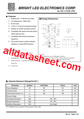 BL-HE1Y033B-TRB型号图片