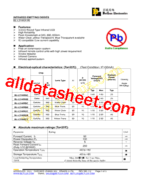 BL-L314IRBC型号图片