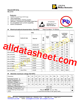 BL-L413UBC型号图片