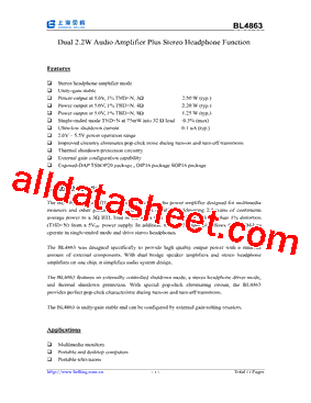 BL4863PD型号图片