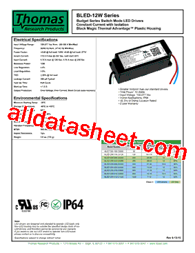 BLED12W-016-C0800型号图片