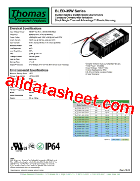 BLED35W-048-C0700型号图片