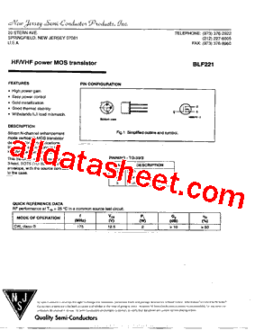 BLF221型号图片