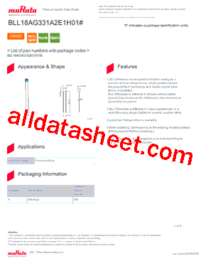 BLL18AG331A2E1H01_V01型号图片