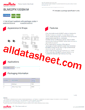 BLM02PX100SN1型号图片