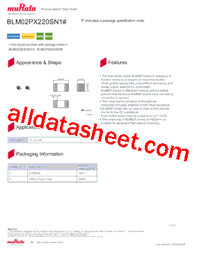 BLM02PX220SN1型号图片