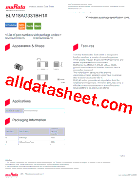 BLM18AG331BH1D型号图片