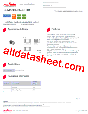 BLM18BD252BH1D型号图片