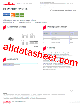 BLM18KG102SZ1B型号图片