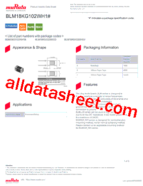 BLM18KG102WH1D型号图片