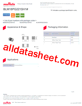 BLM18PG221SH1D型号图片