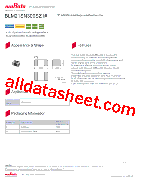 BLM21SN300SZ1型号图片