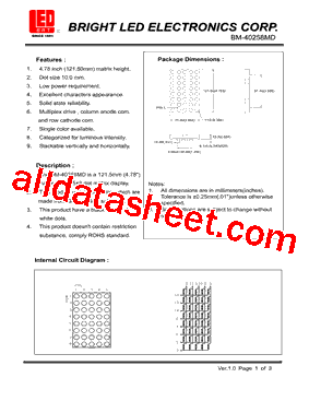 BM-40258MD型号图片