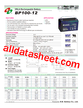 BP100-12型号图片