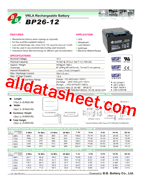 BP26-12-B1型号图片