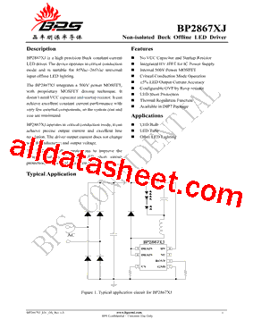 BP2867XJ型号图片