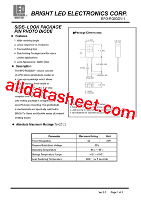 BPD-RQ03DV-1型号图片