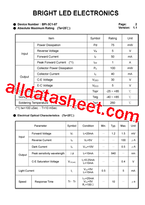 BPI-3C1-07型号图片