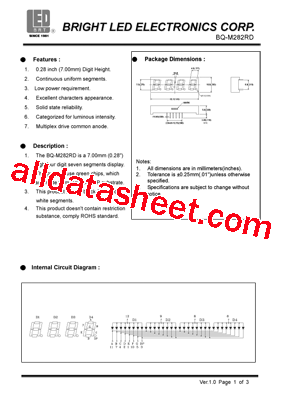 BQ-M282RD型号图片