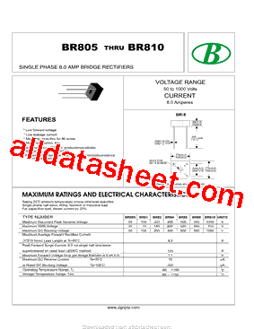 BR805-BR810型号图片