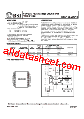 BS616LV2010EI型号图片
