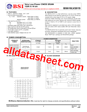 BS616LV2019AIG55型号图片