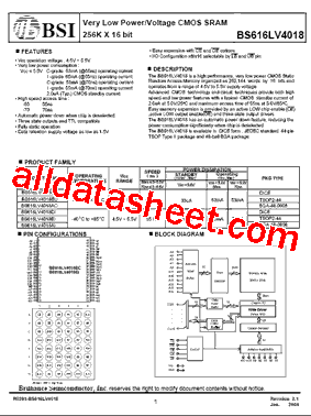 BS616LV4018型号图片