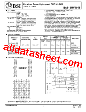 BS616UV4016DCG10型号图片