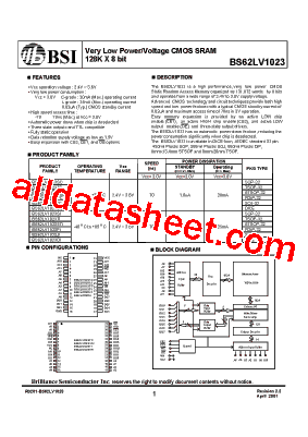 BS62LV1023PC型号图片