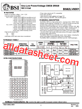 BS62LV8001FIG70型号图片