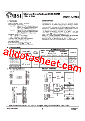 BS62UV2001SC型号图片