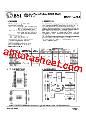 BS62UV4000TI型号图片