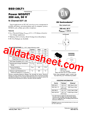 BSS138LT1D型号图片