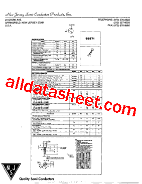 BSS71型号图片