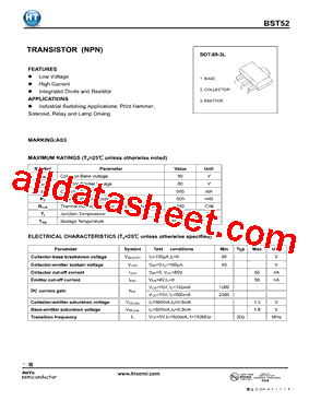 BST52TA型号图片