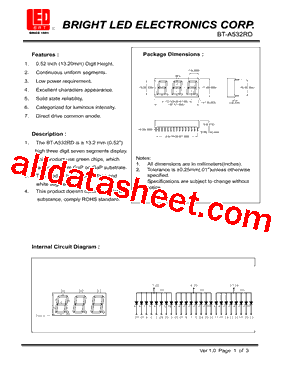 BT-A532RD型号图片