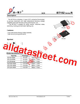 BT152-400R.127型号图片