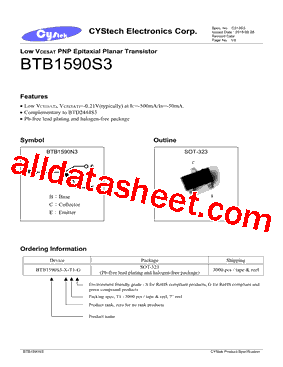 BTB1590S3型号图片