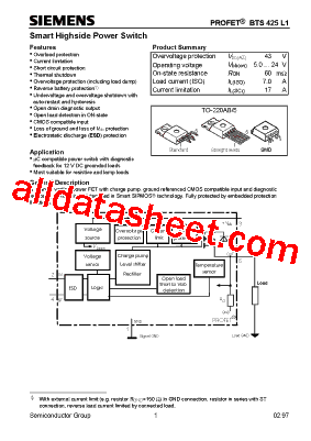 BTS425L1型号图片